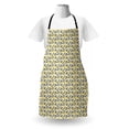 thumbnail image 3 of Lemons Apron, Illustration of Repetitive Sour Citrus Fruits with Leaves, Unisex Kitchen Bib with Adjustable Neck for Cooking Gardening, Adult Size, Dark Petrol Blue Mustard, by Ambesonne, 3 of 4