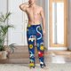 thumbnail image 2 of Balery Animals Rescue Team Pantalones de pijama para hombre, pijama ultraligero, pantalón de descanso-X-Large, 2 of 6