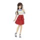 thumbnail image 2 of 18CM Anime Figure Girlfriend For Hire Sarashina Ruka Casual Wear Blue Shorts Bow Cute Kawaii Pose Standing Model Dolls Toy PVC heqiyong LED, 2 of 2