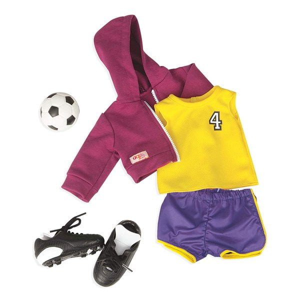 Our Generation Dolls Team Player Doll Soccer Outfit, 18 - Walmart.com