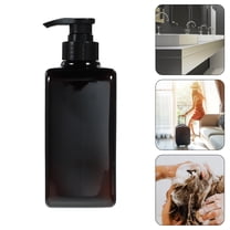 SOPOTUTU Brown Lotion Dispenser for Shower Gel and Liquid Soap, Bathroom Wall Mounted Pump Bottle