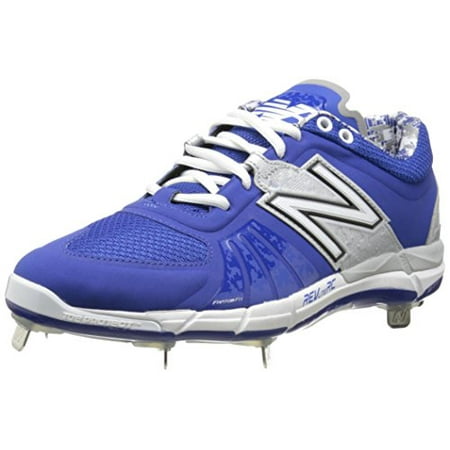Metal Balance - New Balance Men's L3000V2 Metal Low Baseball Shoe,Royal/Silver,16 2E US