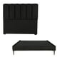 thumbnail image 1 of Recámara Matrimonial Kami Negro con Cabecera + Base Cama Slim, 1 of 8