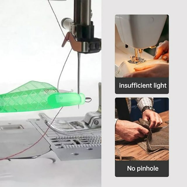 &Craft&Stationery Fish Mouth Sewing Needle Threader for Automatic Machines Upgraded Quick Loop Self-Threader Tool for Easier Hand and Machine Sewing