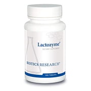 Biotics Research Lactozyme Probiotic, GI Support, Lactobacillus acidophilus DDS 1, Bifidobacterium bifidum, Healthy Gut Flora, Supports Digestive System, Promotes Microbial Balance. 180 Tabl
