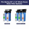 thumbnail image 2 of iSpring Whole House Water Filter Cartridge, Sediment Filter, 5 microns, 20” x 4.5”, Model: FP25B, 2 of 6