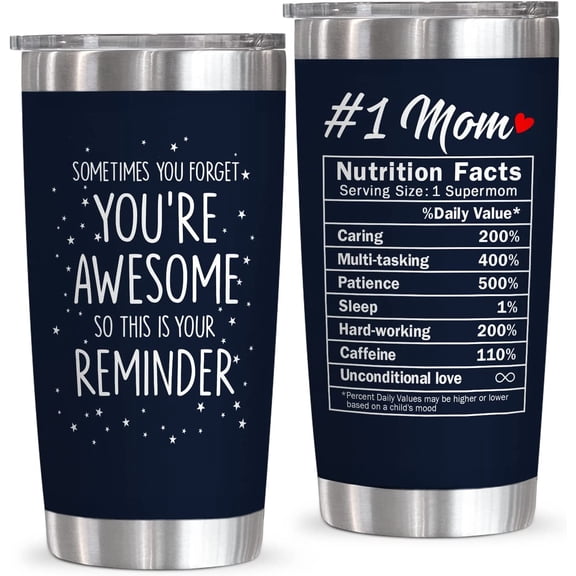 Mothers Day Gifts For Mom, Birthday Gifts for Women, Mother, Mama, Grandma, New Mom, Great Mother-In-Law, Pregnant Mom Gifts Idea, 20 Oz Stainless Steel Tumbler For Women