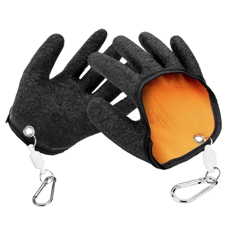 Cut Resistant Catch   Glove w/ Magnet Release Hook Fishing Hunting Gloves 