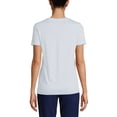 thumbnail image 2 of Lands' End Women's Petite Relaxed Supima Cotton T-Shirt, 2 of 3