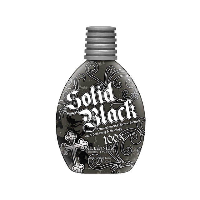 Loción bronceadora Millennium Tanning Solid Black 100 x 400 ml