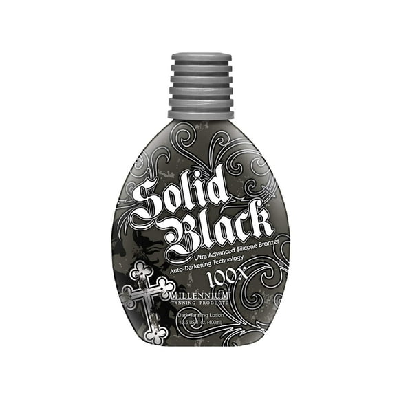 Loción bronceadora Millennium Tanning Solid Black 100 x 400 ml