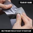 thumbnail image 6 of BOMEI PACK 3 Pack Silver Duct Tape,1.89 in. x 35y,Waterproof,No Residue,Bulk Heavy Duty Gray Tape for Shipping,Moving,Repairs, Industrial,All Weather, 6 of 8