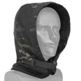 thumbnail image 3 of Máscara de media cara Balaclava Outdoor Hood Airsoft Sports Protect Gear (negro CP), 3 of 7