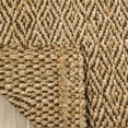 thumbnail image 4 of SAFAVIEH Natural Fiber Doreen Geometric Area Rug, Natural/Brown, 4' x 4' Square, 4 of 8