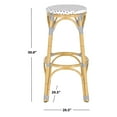 thumbnail image 3 of SAFAVIEH Kipnuk Stool Grey/White (Indoor/Outdoor) Grey / White, 3 of 5