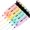 2 Sets Macaron, variant on Highlighter, Chisel Tip Marker Pen, AP Certified, Assorted Colors, Water Based, Quick Dry (6 Candy Colors)