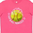 thumbnail image 4 of Inktastic Softball Princess Tiara Youth T-Shirt, 4 of 5
