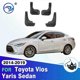 thumbnail image 1 of Exquisite Mudguard for Toyota Vios Yaris Sedan 2014~2019 XP150 2015 2016 2017 2018 Car Accessories Mudflap Fender Auto Replacement Parts, 1 of 5