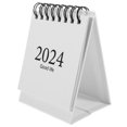 thumbnail image 1 of SHISUYAN Mini Calendrier 2024 Petit Calendrier de Table Petit Calendrier Anglais Ornement Calendrier de Bureau Décoratif, 1 of 9