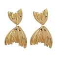 thumbnail image 3 of Xihbxyly Pendientes de Cola de Pez, Elegante Diseño Dorado y Plateado, Metal Galvanizado Resistente, Forma Geométrica para Un Estilo Versátil, Ideales para Regalar o Usar a Diario, Perfectos para Muj, 3 of 7