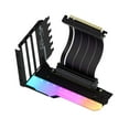 thumbnail image 1 of MERIGLARE Graphics Card Holder Bracket Vertical Motherboard Accessory GPU Holder Brace Black with Light, 1 of 9
