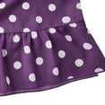 thumbnail image 7 of FRSASU Plus Size Summer Tank Dress for Women Casual Sleeveless Crewneck Polka Dot Printed Ruffle Dress Purple, 7 of 7