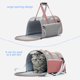 thumbnail image 4 of Bolsa plegable para mascotas | Bolsa de viaje portátil de mano para gatos y animales pequeños | Paño transpirable | Ligereza | Fácil almacenamiento | 18,5 x 10,23 x 10,23 pulgadas | 1 paquete |, 4 of 5