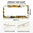 thumbnail image 4 of 2-Pack Aluminum License Plate Frame with 2 Holes for GM License Plate Cover with Free Screws Daisy Sunflowers, 4 of 8