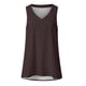 thumbnail image 3 of Camisa sin mangas con cuello en V para mujer para el verano: top informal oversize, poliéster/spandex, moda playera, tallas S-XXXXXL., 3 of 3