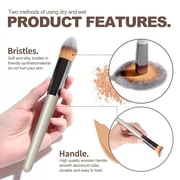 Livhil 18 Pcs Professional Makeup Brushes Set for Eye and Face, Premium Eye Makeup Brushes Soft Makeup Brushes(Champagne Gold)