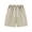 Apricot, variant on Men's 100% Cotton Vintage Acid Wash Knee Length Shorts, Elastic Drawstring High Waist Loose Casual Shorts with Side Pockets for Summer Streetwear Workout