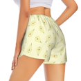thumbnail image 4 of Picia Green Pears Pattern Women's 2 in 1 Athletic Running Shorts High Waisted Workout Casual Gym Sweat Shorts with Comfy Liner Zipper Pockets-XX-Large, 4 of 9