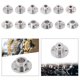 thumbnail image 3 of Flange Coupling Flange Shaft Coupling Durable High Hardness Replacement Motors Guide Shaft Support Coupler Metal Rigid, 3 of 5