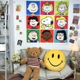 thumbnail image 1 of Tapestry Snoopy, diseño de anime y manga, 130 x 130 cm, con cadena de luces, 1 of 3