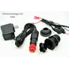 Accessory Socket Kit + Automatic Smart Battery 12V Trickle Charger Designed For Motorcycle Batteries. PS2/PBA/ck/bhrn30