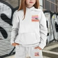 thumbnail image 4 of SGMVNU Boys 2 Piece Outfits Girls Sweatsuit Set Graphic Print Long Sleeve Hoodie and Sweatpants Fall Winter Clothes, Size 12-13 Years, White, 4 of 4