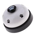 thumbnail image 4 of Campana de entrenamiento para perros, campana de mesa, campana para perros para entrenamiento de comunicación y para ir al baño Blanco, 4 of 8