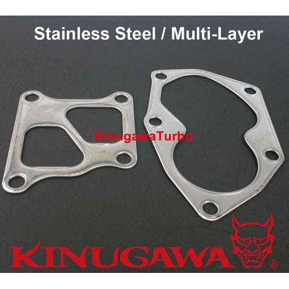 Turbo Turbine Gasket 4G63T Mitsubishi Lancer EVO 8 / 9 Stainless 4 Layer