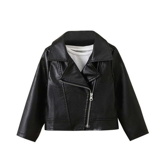 Juslio Kids Coats Boys Jackets Long Sleeve Crew Neck Unisex Kids Jacket Winter Warm Casual Coats