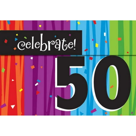 50th milestone birthday party invitations 8 ct 50 milestones