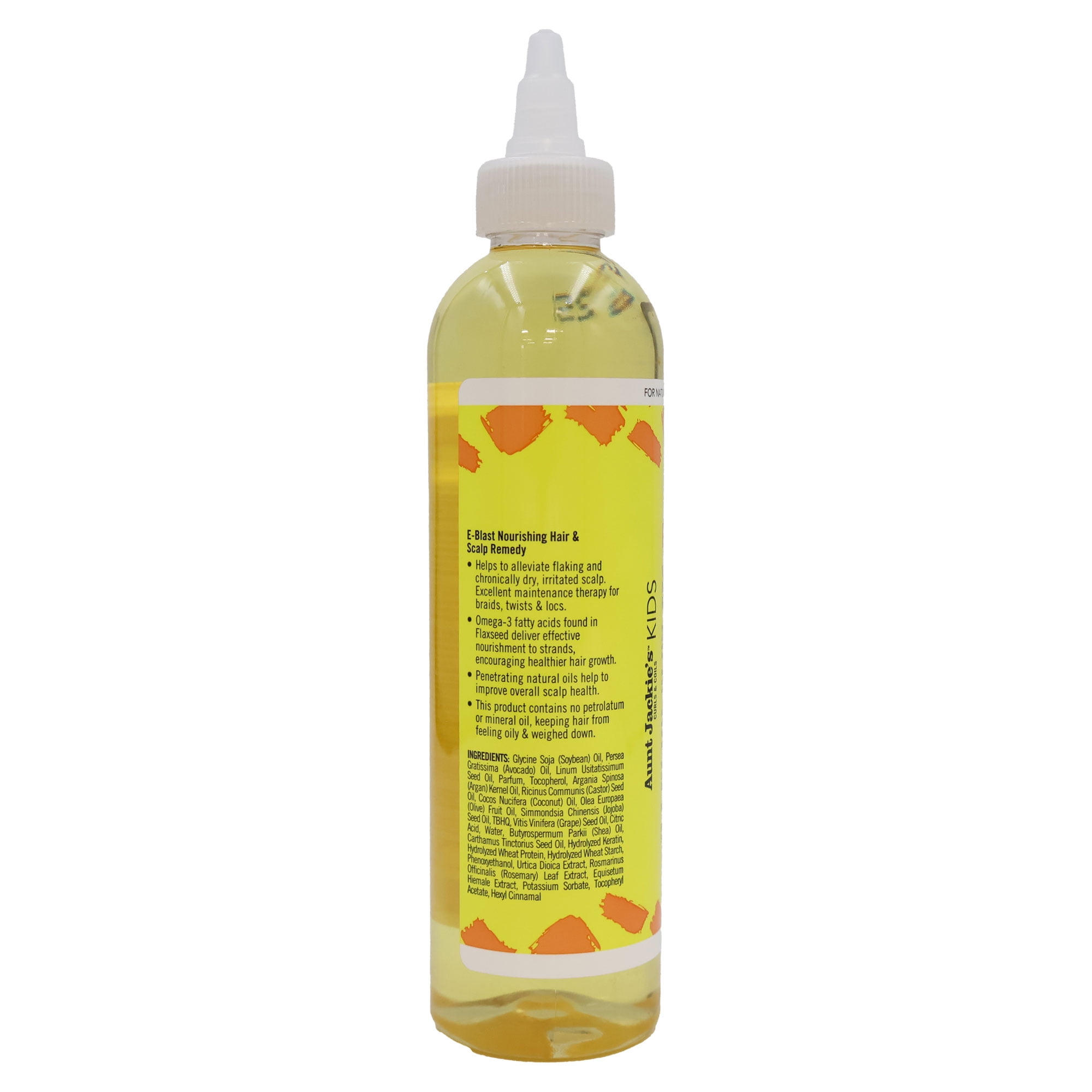 Aunt Jackies Girls E-Blast Vitamin E and Flaxseed Hair Scalp Remedy Oil, 8 Oz, Pack of 3