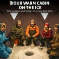 thumbnail image 4 of Large Pop-Up Ice Fishing Tent for 6-8 People, Ice Fishing Shelter with Triple-Layer Insulation Spacious & Functional Interior, Blue, 4 of 7