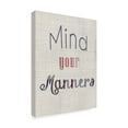 thumbnail image 2 of Trademark Fine Art 'Manners IV' Canvas Art by Alicia Ludwig, 2 of 4