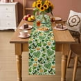 thumbnail image 2 of St. Patrick's Day Table Runner - 90 Inch Long Spring Shamrocks Green Love Hats Retro Cotton and Linen Blended Dress Scarves Farmhouse Table Runner for Kitchen Dining, Coffee Table, 13" x 90", 2 of 8