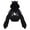 Black, variant on XZNGL Womens Pullover Hoodie Womens Pullover Long Sleeve Hooded Sweatshirt Cute Gothic Cat Ears Hoodie Blouse Women'S Long Sleeve Cat Hoodie with Ears