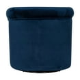 thumbnail image 5 of Powell Grandee Velvet Club Chair with Swivel, Navy, 5 of 11