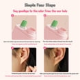 thumbnail image 6 of Ear Hole Ear Care Kit, 240Pcs Earrings Hole Cleaner Ear Piercing Hole Cleaner Floss Kit, Piercing Cleaner with 10ml Cleaning Solution for Women Men (Yellow), 6 of 7