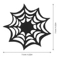 thumbnail image 2 of UPGRATOR 4Pcs  Coasters Nonwovens Anti-slip Black, 2 of 7