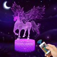 thumbnail image 1 of Lámpara 3d con luz nocturna LED con control remoto, 7 colores disponibles, interruptor táctil XianweiShao 8390613995278, 1 of 1