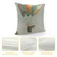 thumbnail image 4 of Orinice Balloons Graphic Decorative Throw Pillow Cover for Home Couch Living Room Bed Sofa, High-Quality, All Year Round Use for Car Couch Bedroom, 1PC 18x18in, 4 of 5